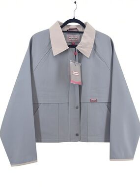 Hunter Cotton Utility Jacket NWT Large Utility Chic